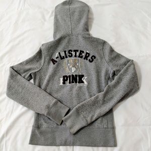 Victoria's Secret PINK Grey Full Zip Jacket